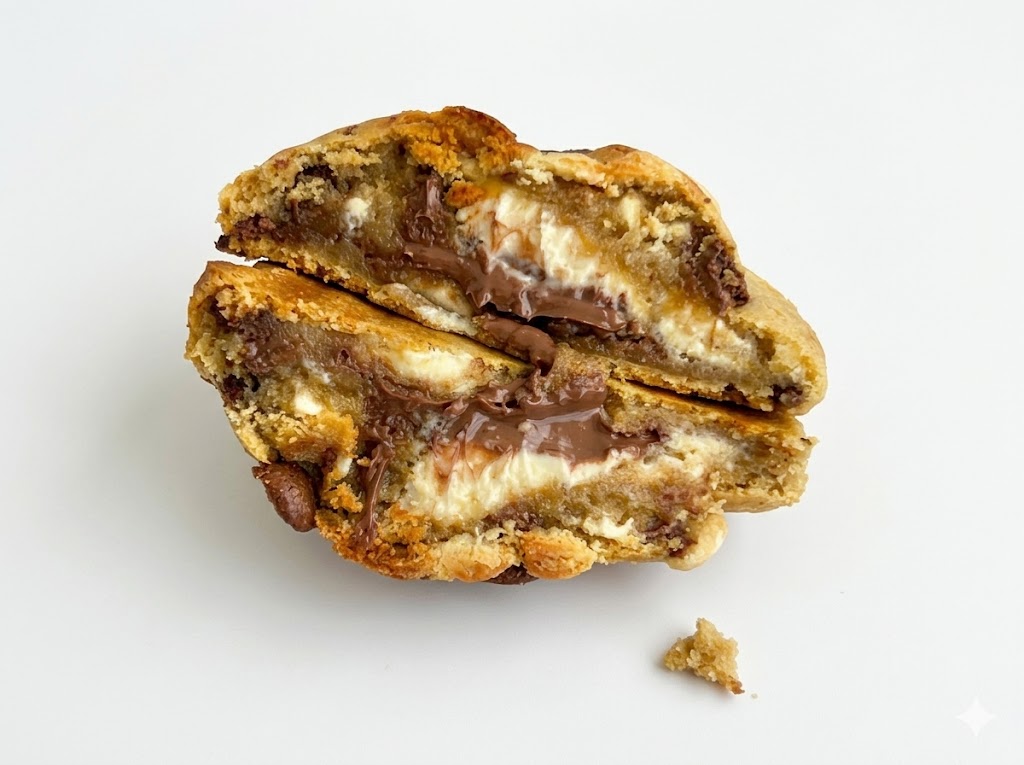 Cookie Ninho com Nutella